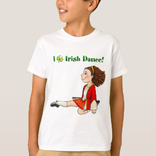 Jag älskar irländsk dans t-shirt