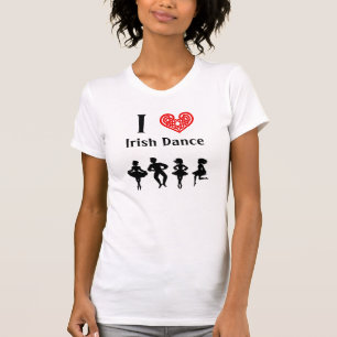 Jag älskar irländsk dans t-shirt