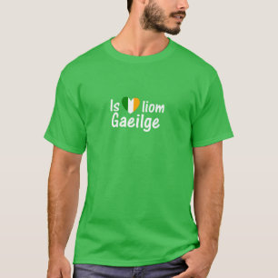 Jag älskar irländsk mörk för skjorta för Gaei T-shirt