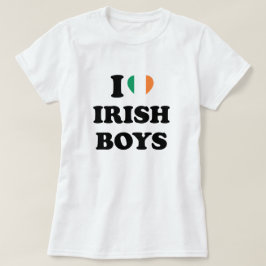 Jag älskar irländska pojkar t shirt
