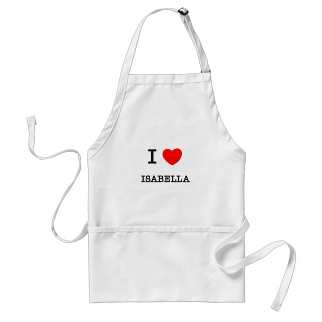 Jag älskar Isabella Förkläde (Framsidan)