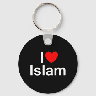 Jag älskar islam (för hjärta) nyckelring