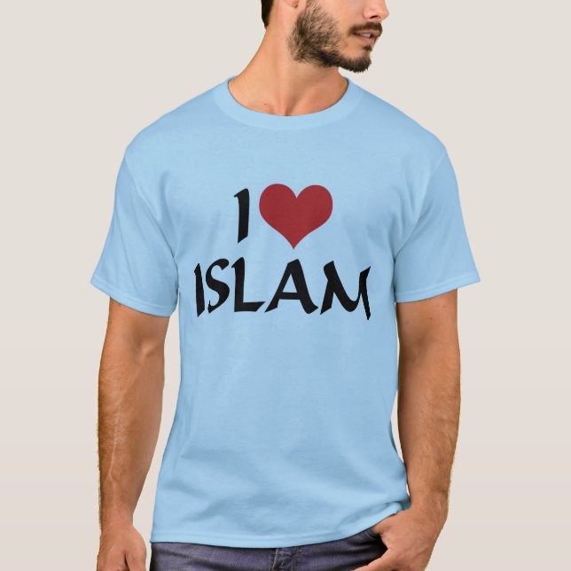 Jag älskar Islam T-Shirt (Framsida)
