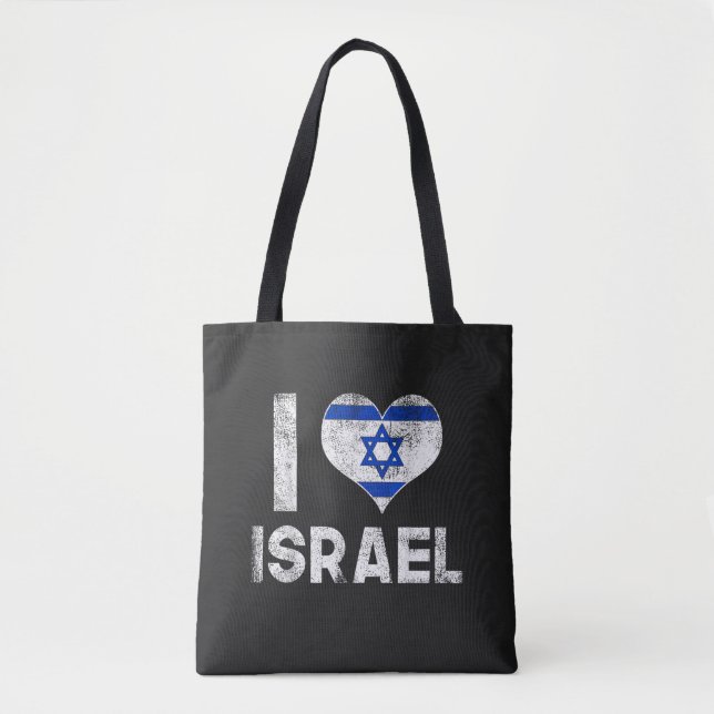Jag älskar Israel Tygkasse (Framsida)