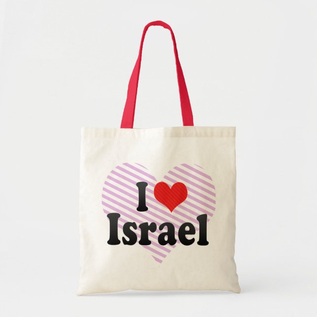 Jag älskar Israel Tygkasse (Framsidan)