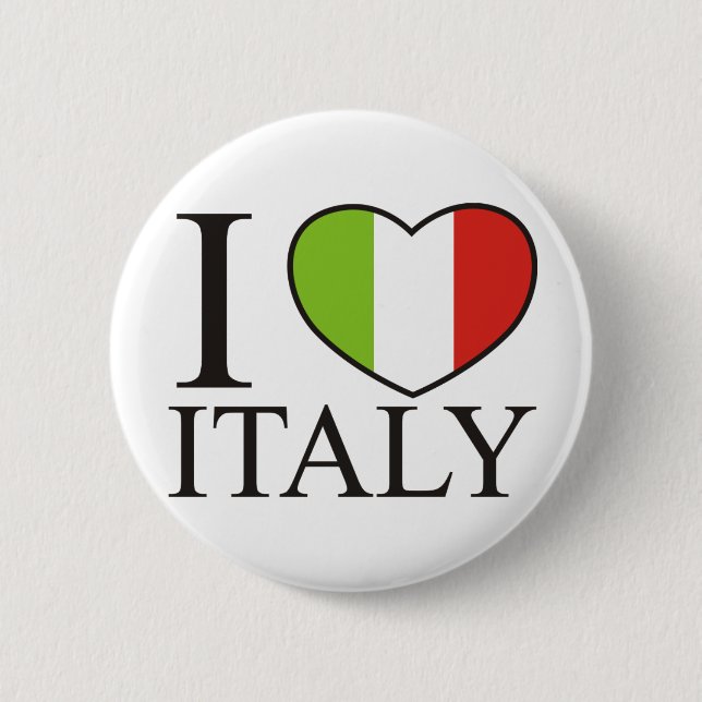 Jag älskar italien knapp (Framsida)