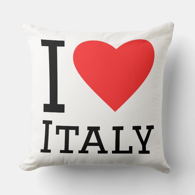 Jag älskar Italien Kudde (Framsida)