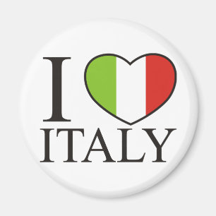Jag älskar italien magnet