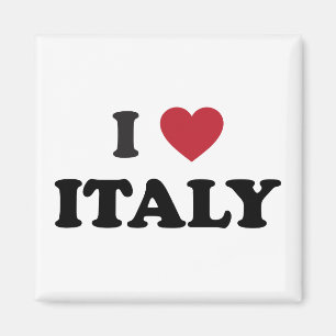 Jag älskar italien magnet