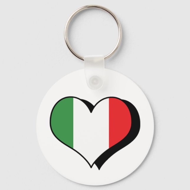 Jag älskar Italien Nyckelring (Framsida)