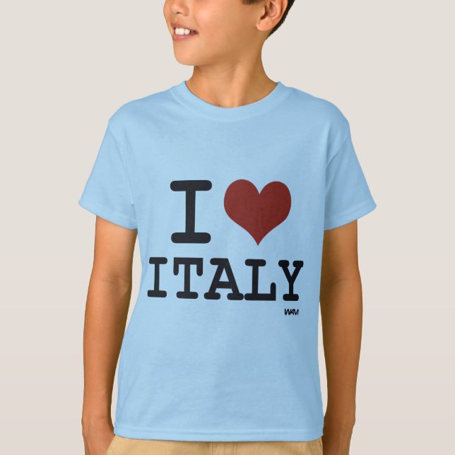 JAG ÄLSKAR ITALIEN T-SHIRT (Framsida)