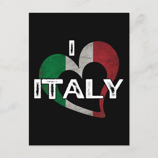 JAG ÄLSKAR ITALIEN VYKORT (Framsida)