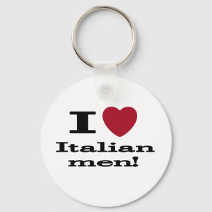 Jag älskar italiensk manar nyckelring