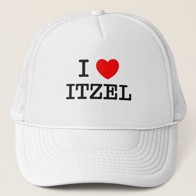 Jag älskar Itzel Truckerkeps (Framsida)