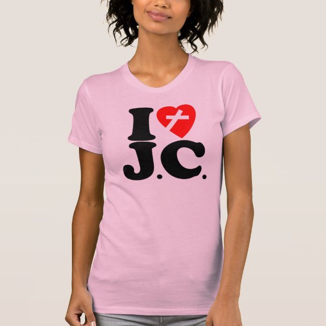 JAG ÄLSKAR J.C. T-SHIRT (Framsida)