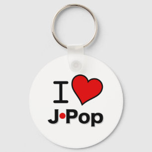 Jag älskar J-Pop Nyckelring