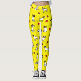 Jag älskar Jack Russell Terrier Leggings