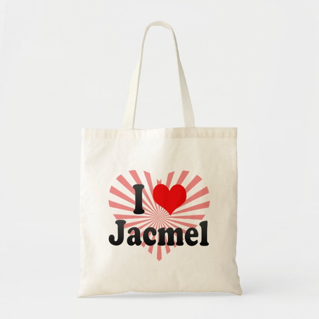 Jag älskar Jacmel, Haiti Tygkasse (Framsidan)