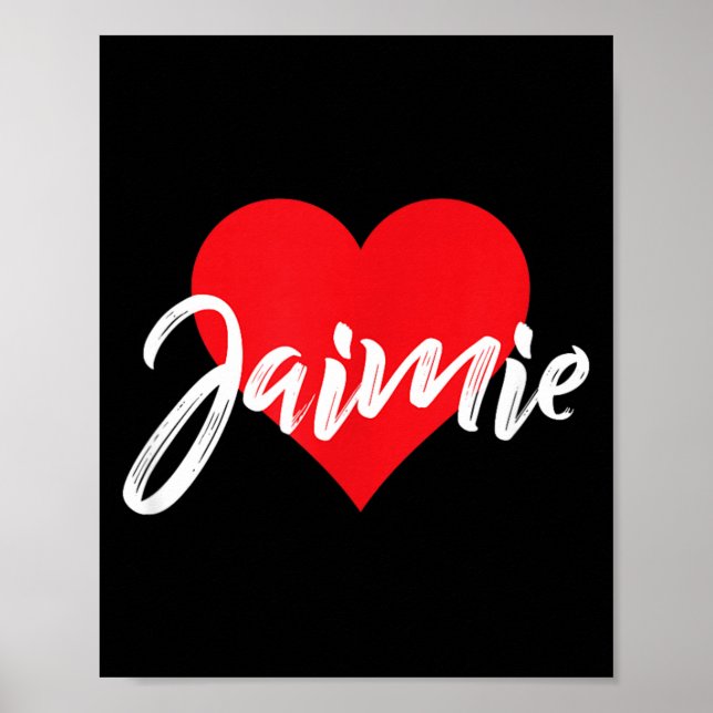 Jag älskar Jaimie Förnamn Poster (Framsidan)