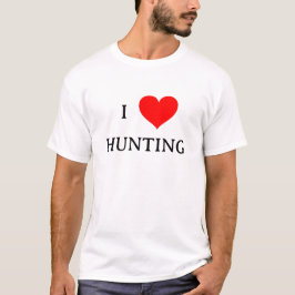 Jag älskar ❤ Jakt Unisex T-Shirt