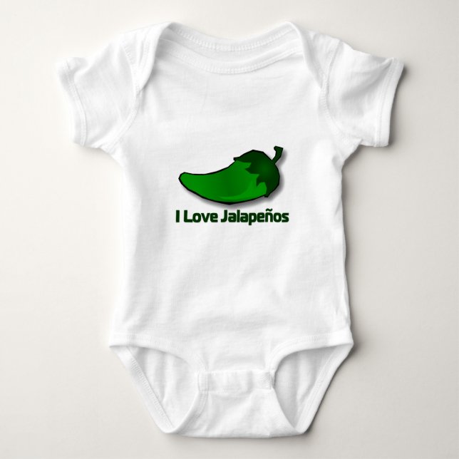 Jag älskar Jalapenos Tee (Framsida)