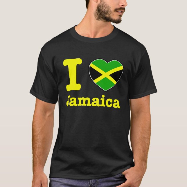 Jag älskar Jamaica Tröja (Framsida)