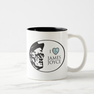 Jag älskar James Joyce Två-Tonad Mugg
