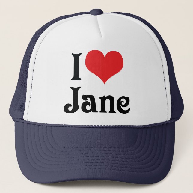 Jag älskar Jane Truckerkeps (Framsida)