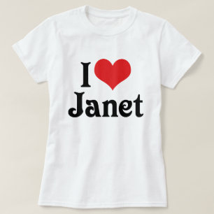 Jag älskar Janet T-shirt