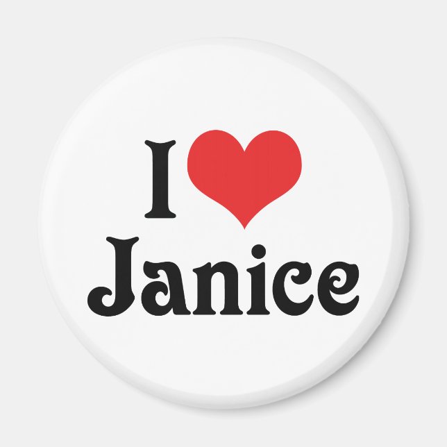 Jag älskar Janice Magnet (Framsidan)