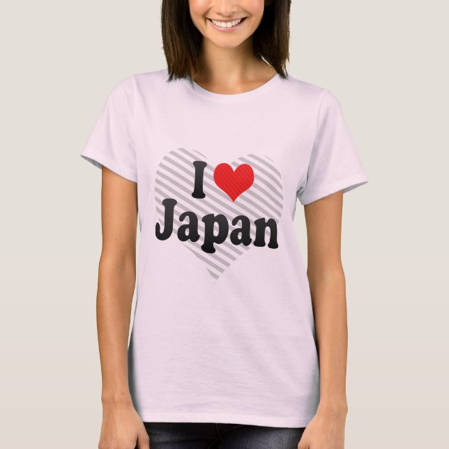 Jag älskar Japan T-shirt (Framsida)