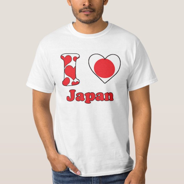 Jag älskar Japan T-shirt (Framsida)