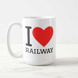 Jag älskar järnväg  kaffemugg