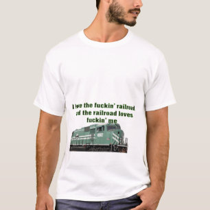 Jag älskar järnvägen t shirt