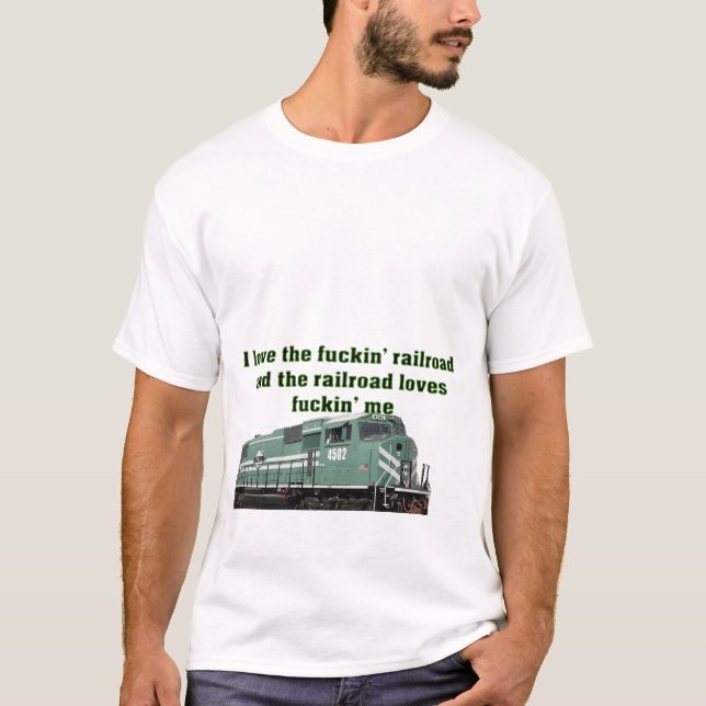 Jag älskar järnvägen t shirt (Framsida)