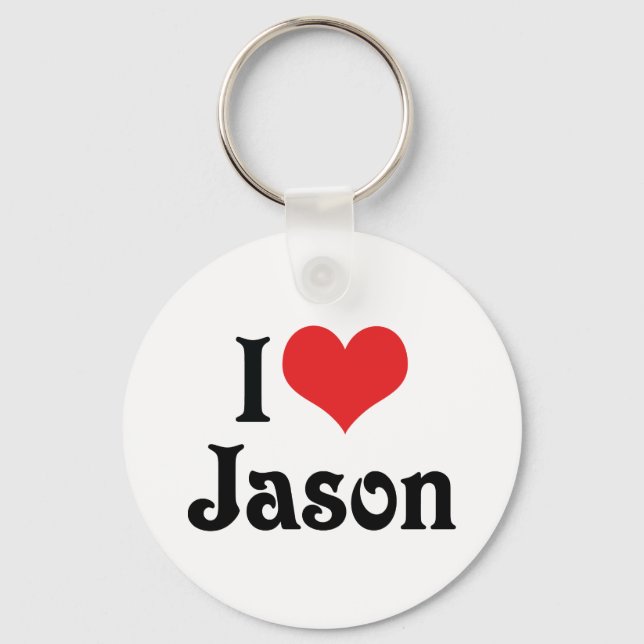 Jag älskar Jason Nyckelring (Framsida)