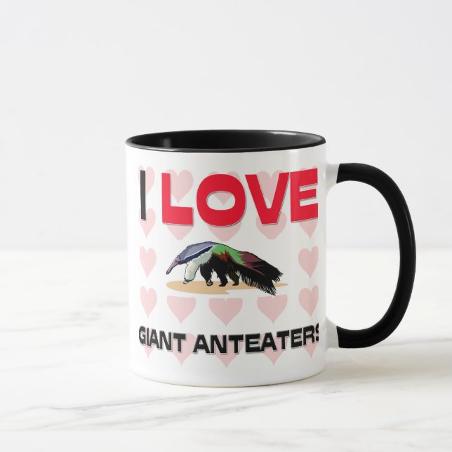 Jag älskar jätte- Anteaters Mugg (Höger)