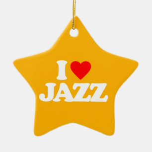 JAG ÄLSKAR JAZZ JULGRANSPRYDNAD KERAMIK
