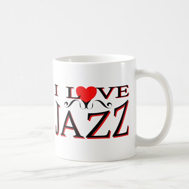 Jag älskar Jazz Kaffemugg (Höger)
