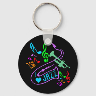 JAG ÄLSKAR JAZZ NYCKELRING