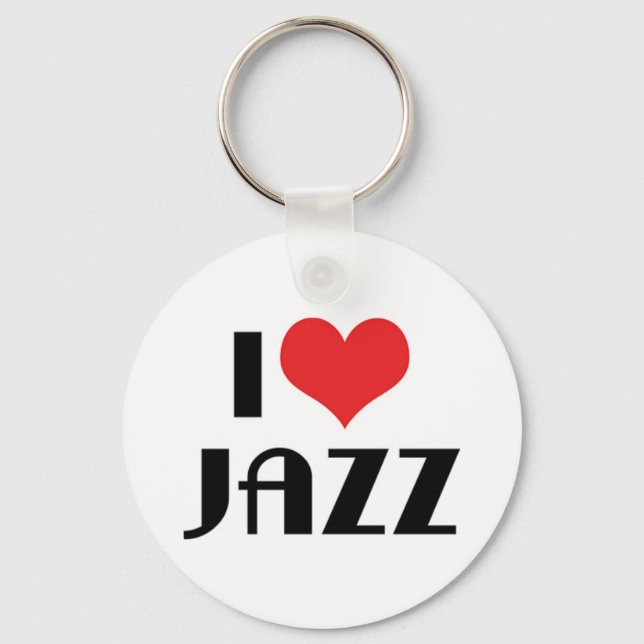 Jag älskar jazz-nyckelring nyckelring (Framsida)