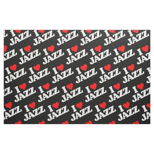 JAG ÄLSKAR JAZZ TYG (Fat Quarter)