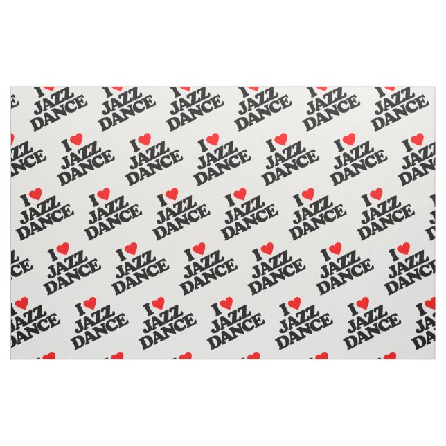 JAG ÄLSKAR JAZZDANS TYG (Fat Quarter)
