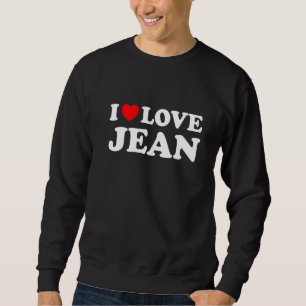 Jag älskar Jean jag älskar Jean Lång Ärmad Tröja