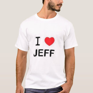 Jag älskar Jeff T-shirt
