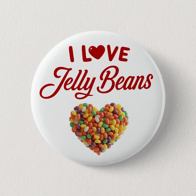 Jag älskar Jellybeans Knapp (Framsida)