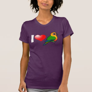 Jag älskar Jenday Conures T-shirt