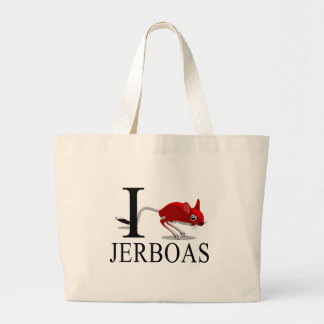 Jag älskar Jerboas tote bags Jumbo Tygkasse