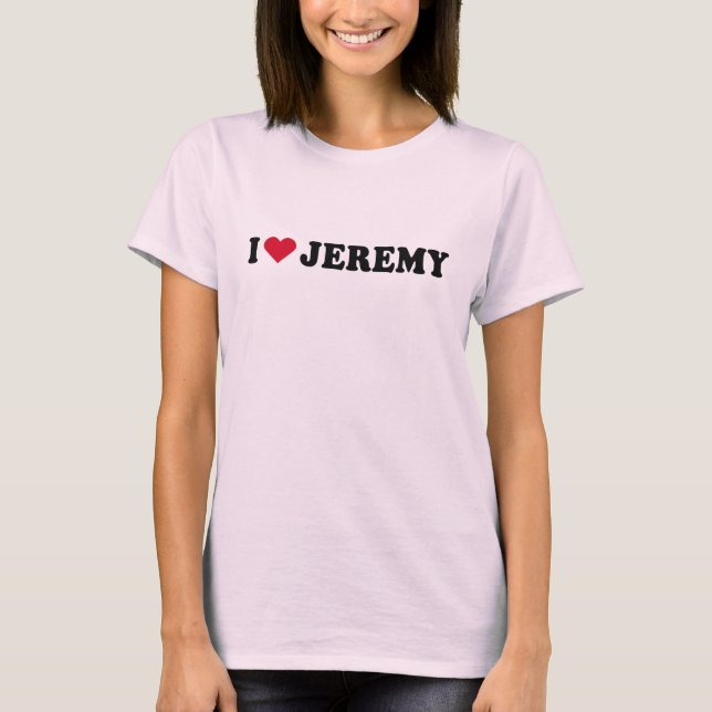 JAG ÄLSKAR JEREMY T-SHIRT (Framsida)