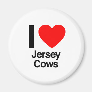 jag älskar jerseykor magnet